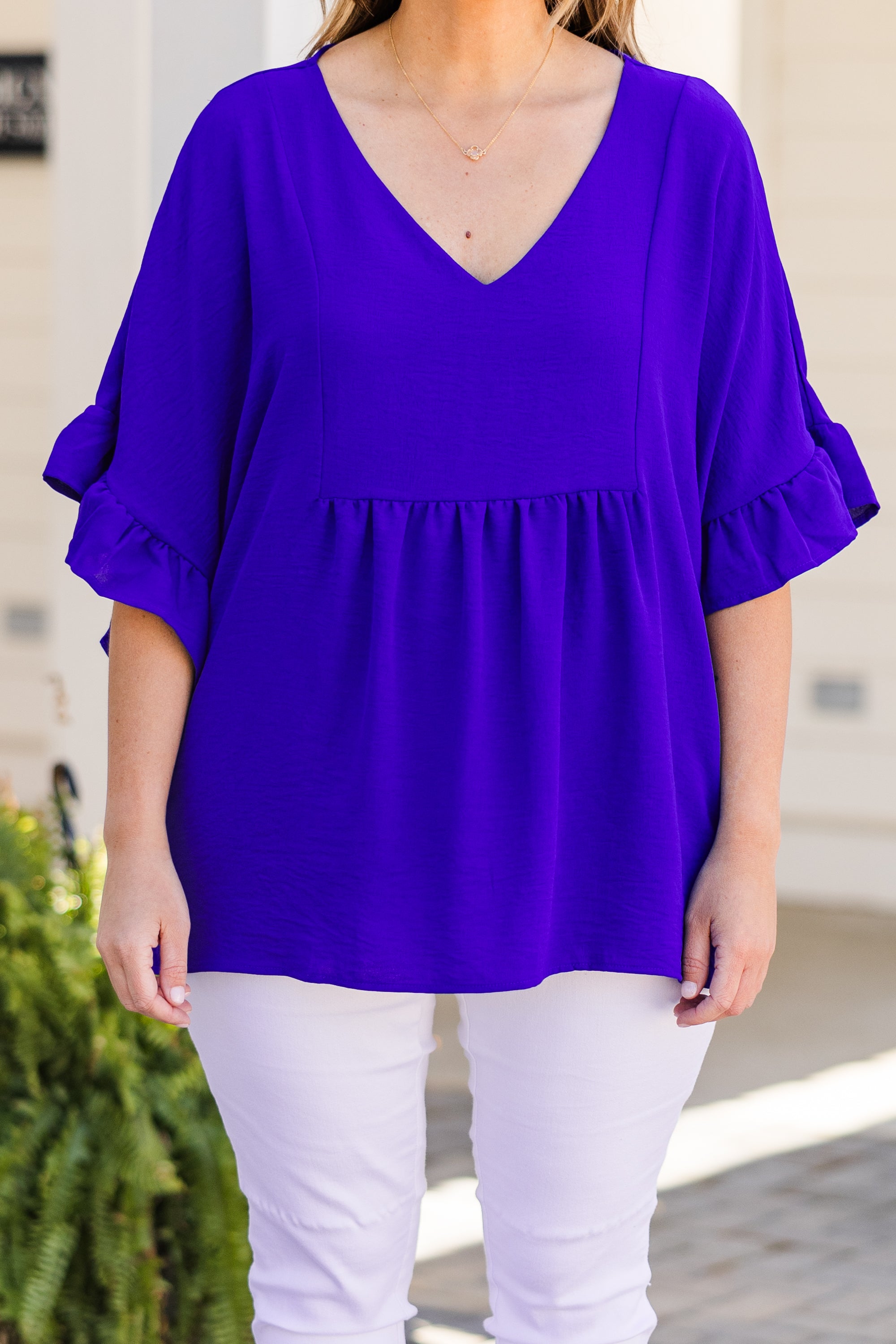 Holding Steady Top, Royal Blue 5 Holding Steady Top, Royal Blue - Image 5