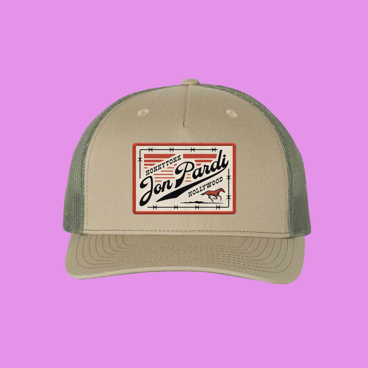 Jon Pardi Honkytonk Hollywood Trucker Hat - 2026 Tour Concert Merchandise Gift for Fans