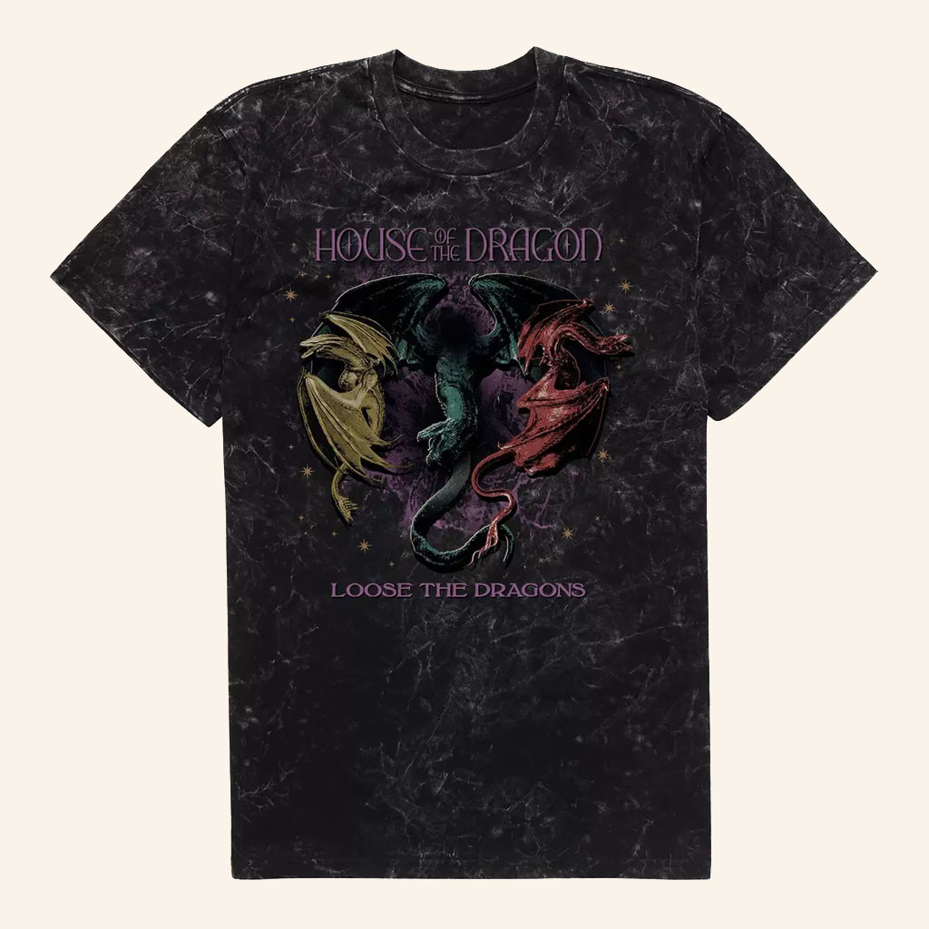 House Of The Dragon Merch 2026 Loose The Dragon WashTShirtBirthday Gifts For Him