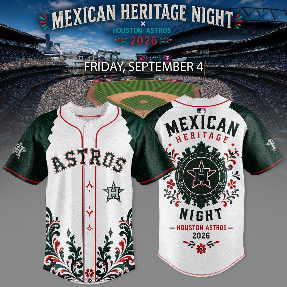 Green Houston Astros Mexican Heritage Night 2026 Baseball Jersey 1 - Unicasport Green Houston Astros Mexican Heritage Night 2026 Baseball Jersey