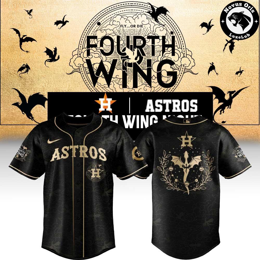 Houston Astros x Fourth Wing Night 2026 New Limited Edition Baseball Jersey 1 - Unicasport Houston Astros x Fourth Wing Night 2026 New Limited Edition Baseball Jersey