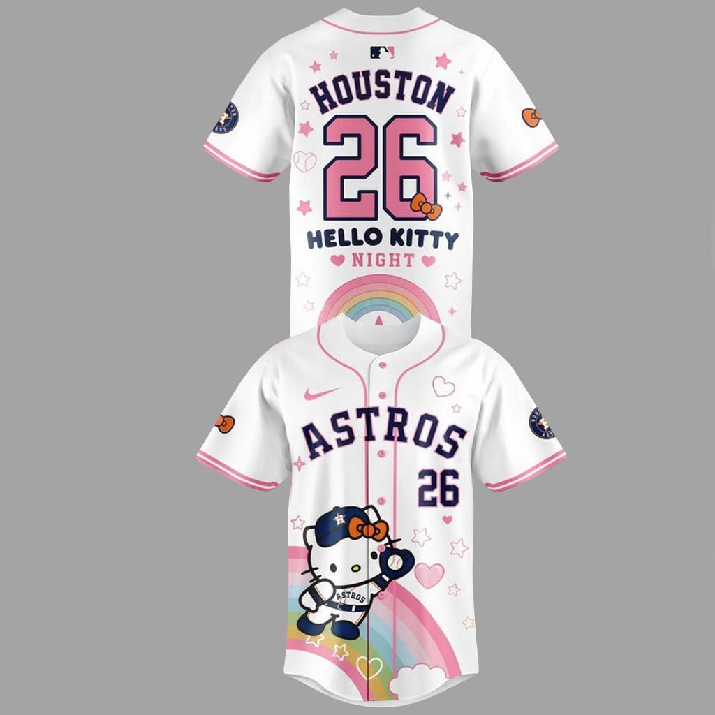 Houston Astros x Hello Kitty Night 2026 Baseball Jersey