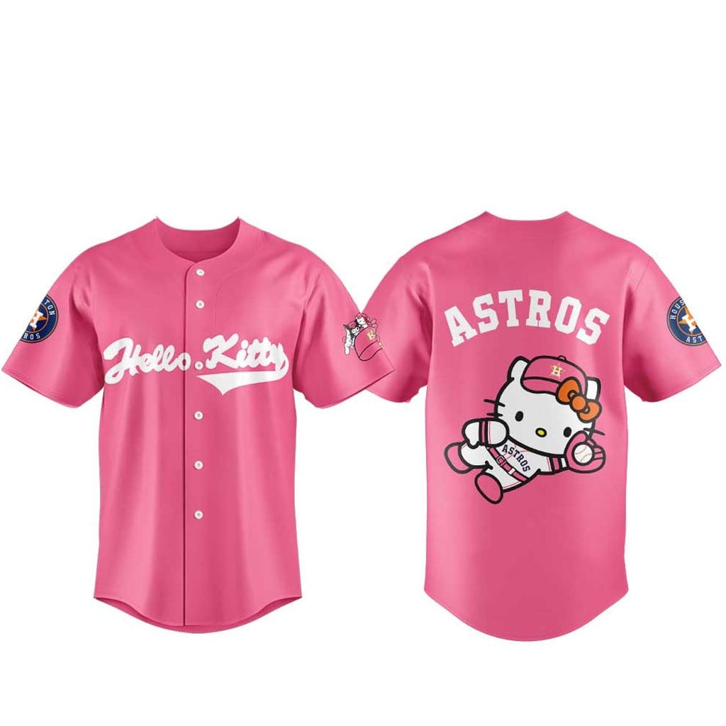 Houston Astros x Hello Kitty Night 2026 Baseball Jersey Version 1
