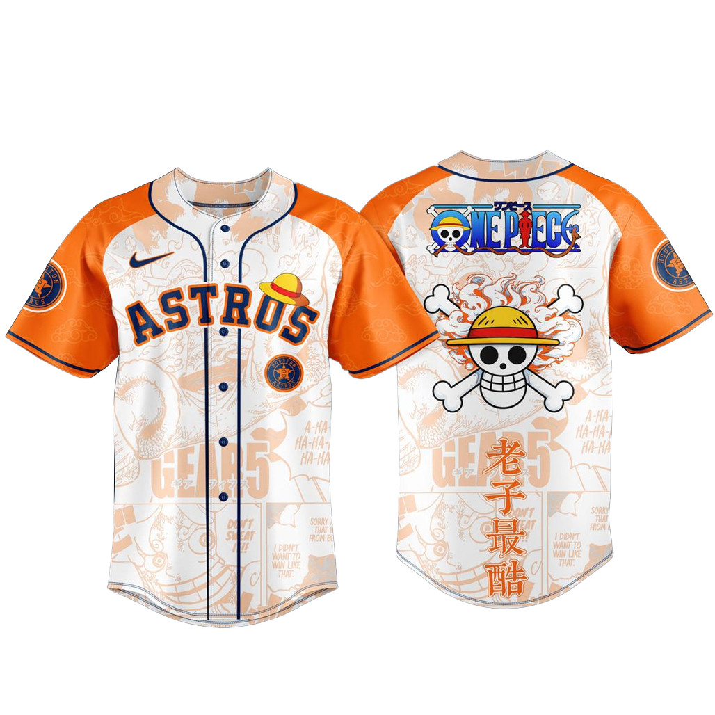 Houston Astros x One Piece Night 2026 Baseball Jersey