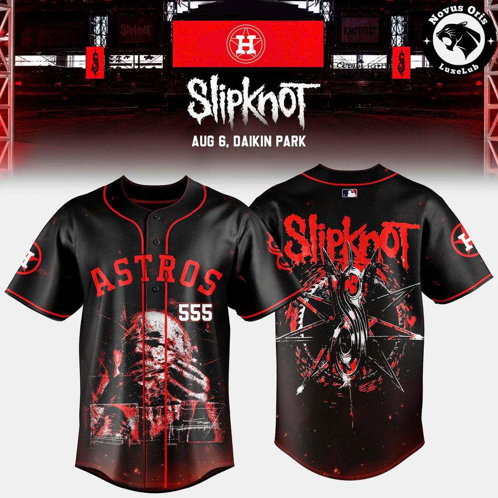 Houston Astros x Slipknot Stadium Tour Special Edition Jersey 1 - Unicasport Houston Astros x Slipknot Stadium Tour Special Edition Jersey