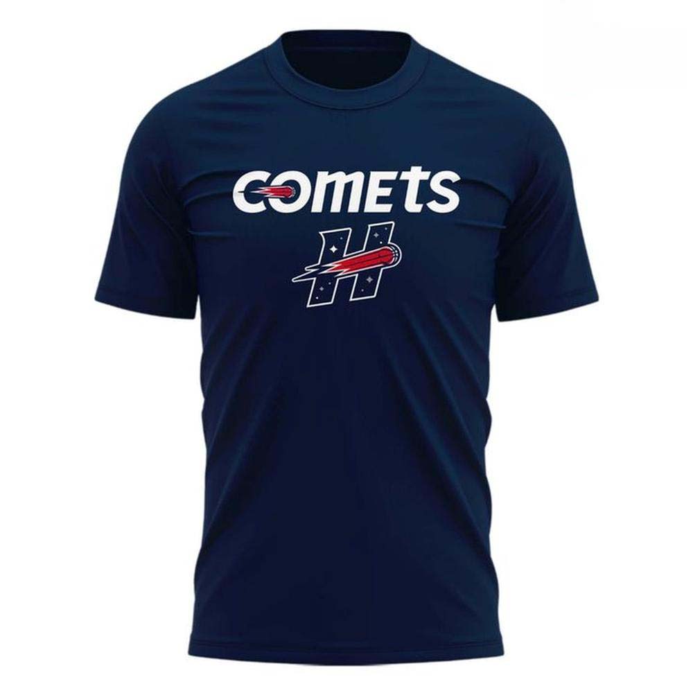 Houston Comets WNBA Shes Back Red Graphic TShirt - Image 5