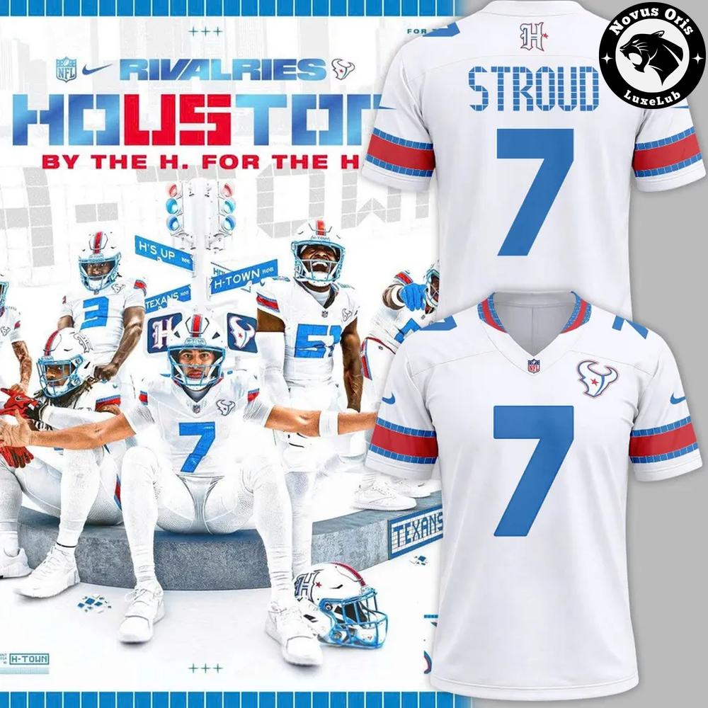 Houston Texans CJ Stroud 7 Rivalries 2026 Football Jersey 1 - Unicasport Houston Texans CJ Stroud 7 Rivalries 2026 Football Jersey