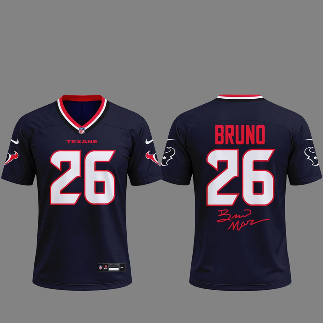 Houston Texans x Bruno Mars 2026 Football Jersey
