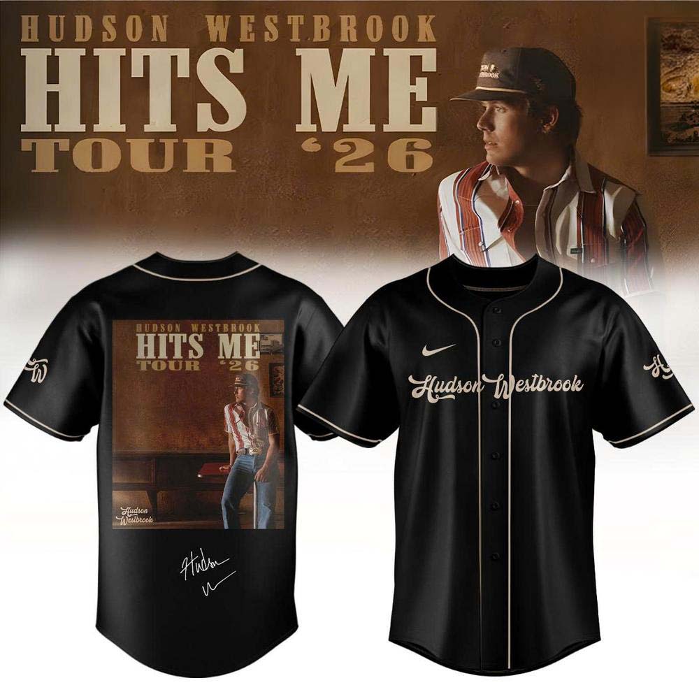 Hudson Westbrook Hits Me Tour Baseball Jersey