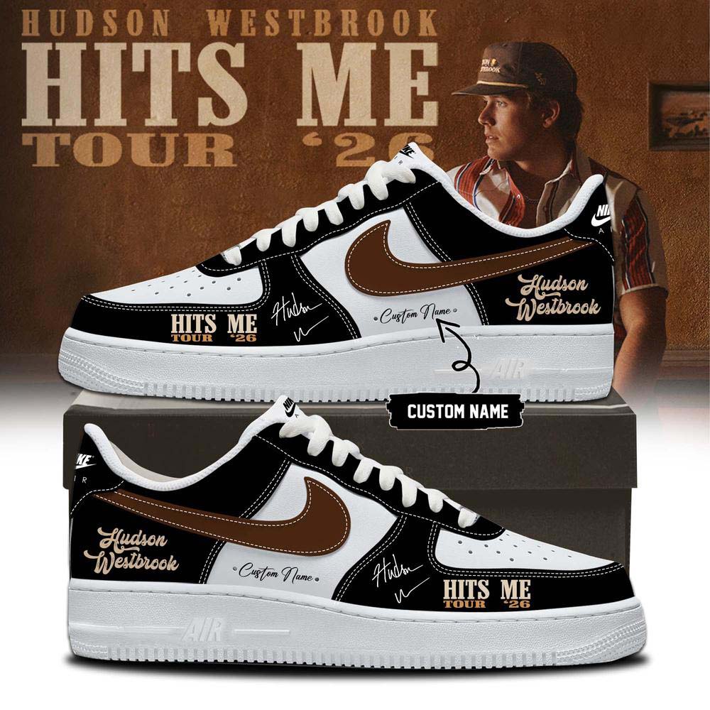 Hudson Westbrook Black Tour Graphic Air Force 1 Sneakers