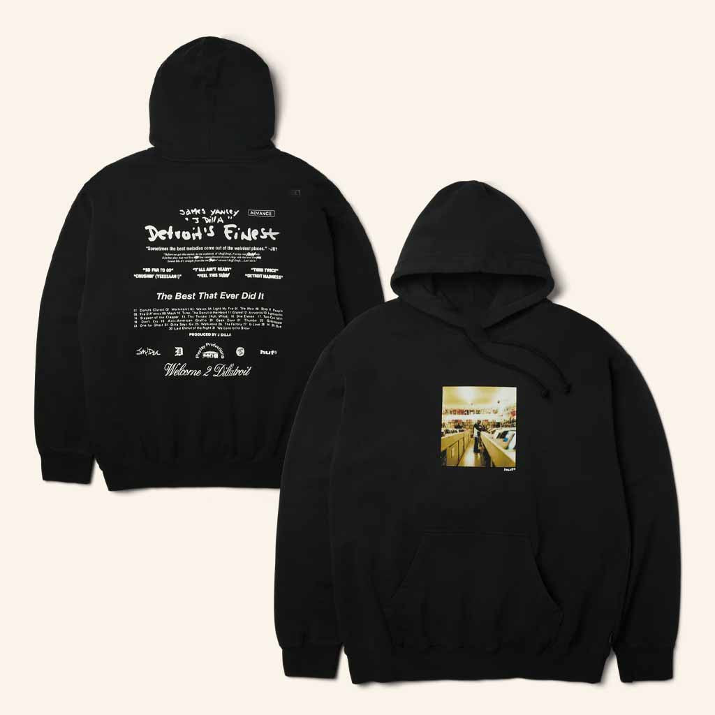 Huf Worldwide Merch Huf X J Dilla Diggin Hoodie Christmas Presents For Boyfriend