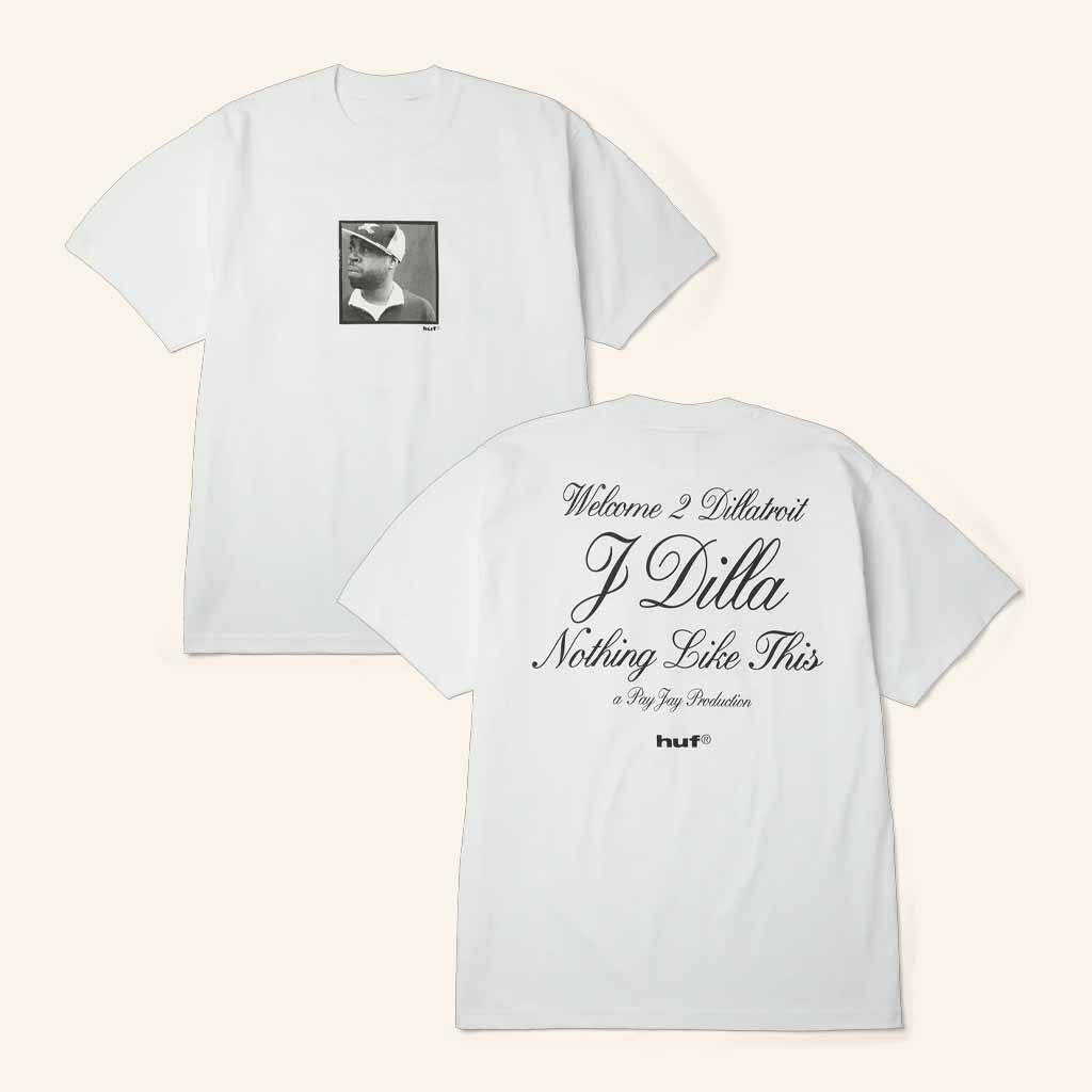 Huf Worldwide Merch Huf X J Dilla Dillatroit T-Shirt Best Gifts For Dudes