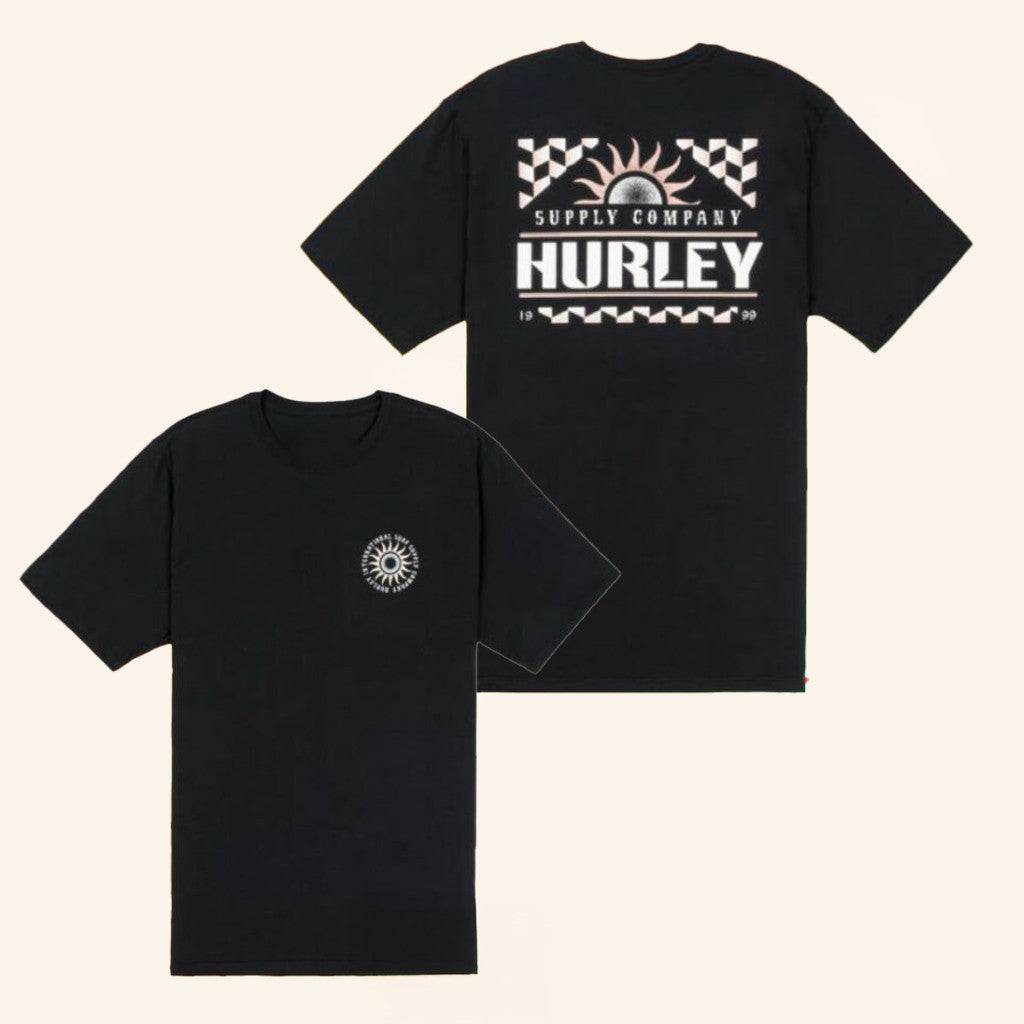 Hurley Merch Rise Black T-Shirt Good Christmas Gifts For Brother
