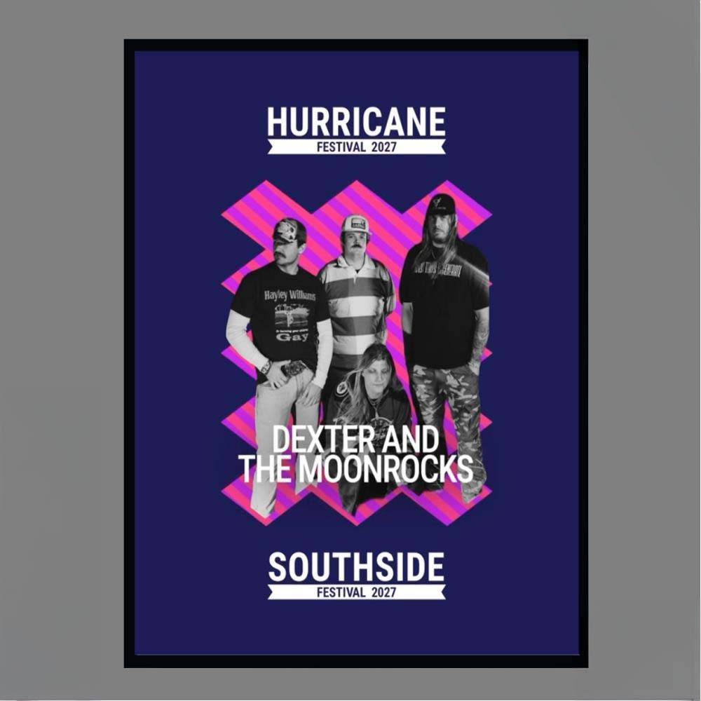 Hurricane Festival 2027 Southside Festival 2027 Dexter and the Moonrocks Poster