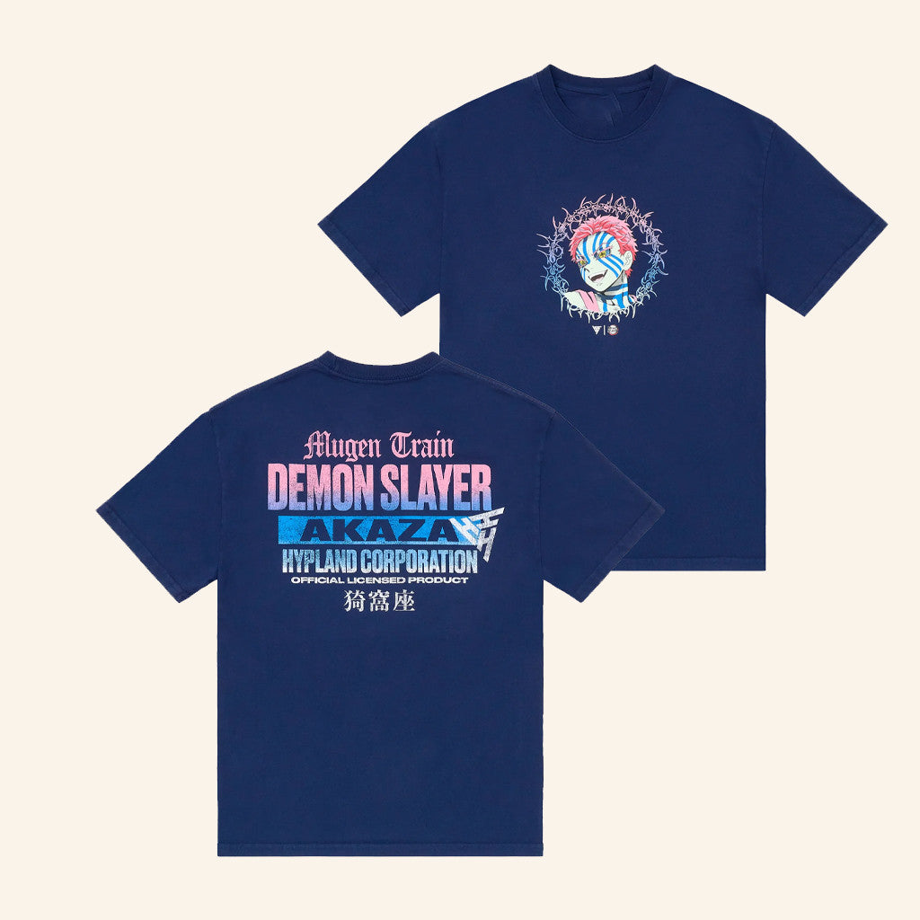 Hypland Merch Demon Slayer Akaza Thorns Shirt Gifts For Best Friends