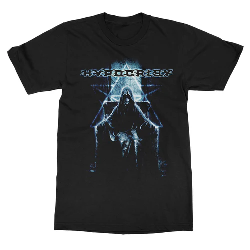 Hypocrisy Blue Alien Unisex Graphic T-Shirt - Gift for Metal Music Fans