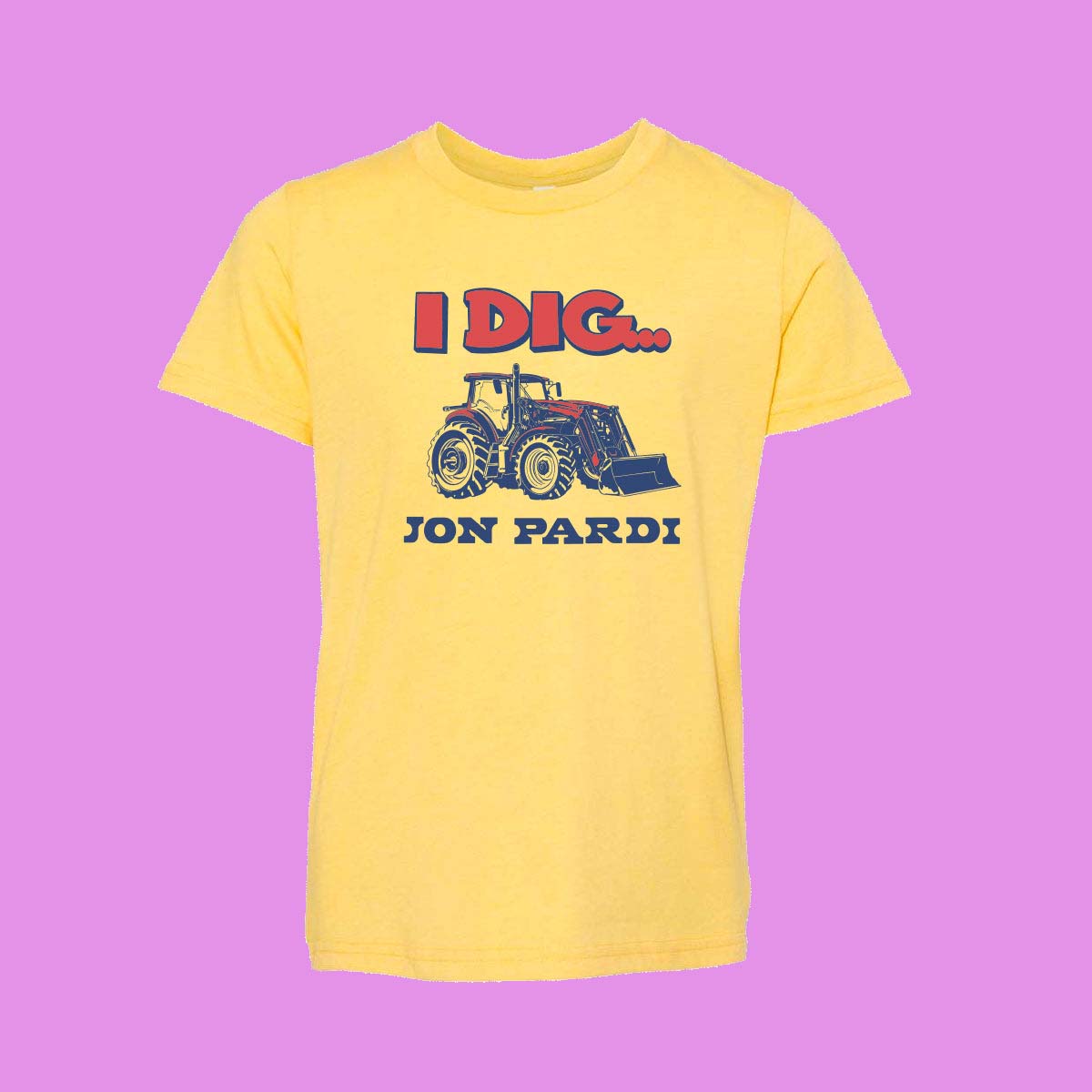 I Dig Jon Pardi Kid's Tee - Official Tour 2026 Concert Apparel for Youth