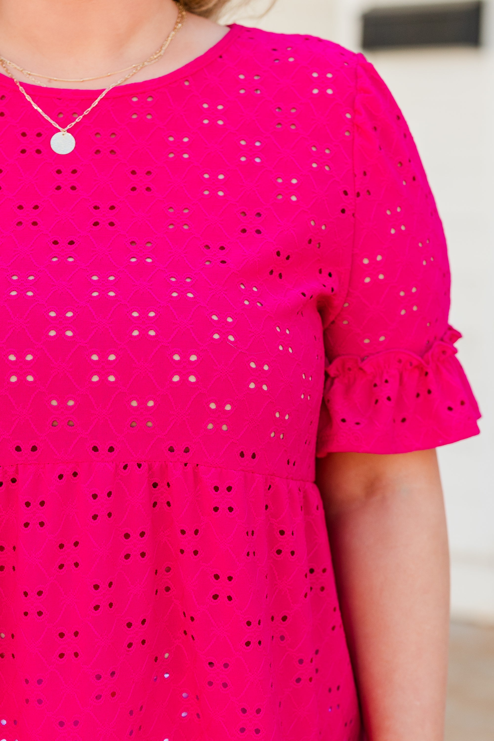 I Like You Best Top, Fuchsia 4 I Like You Best Top, Fuchsia - Image 4