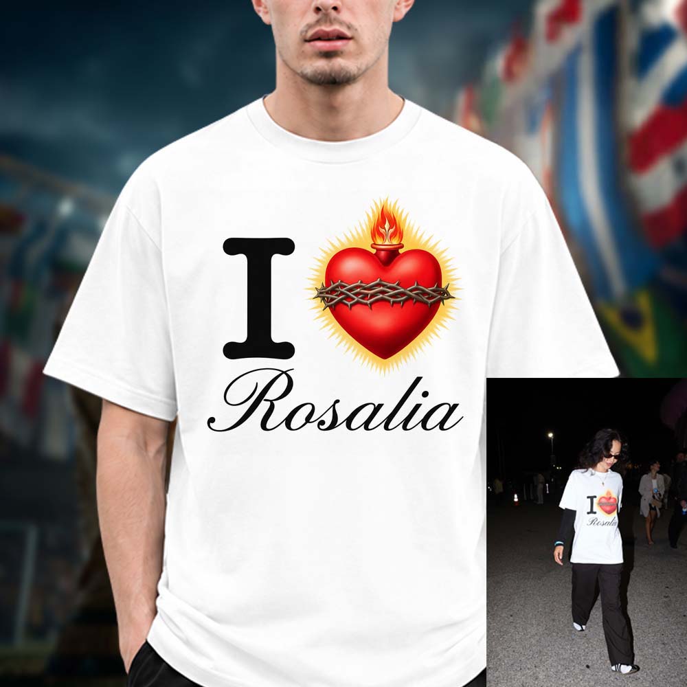 I Love Rosalia Alexa Demie Wear LUX Tour 2026 Unisex T Shirt