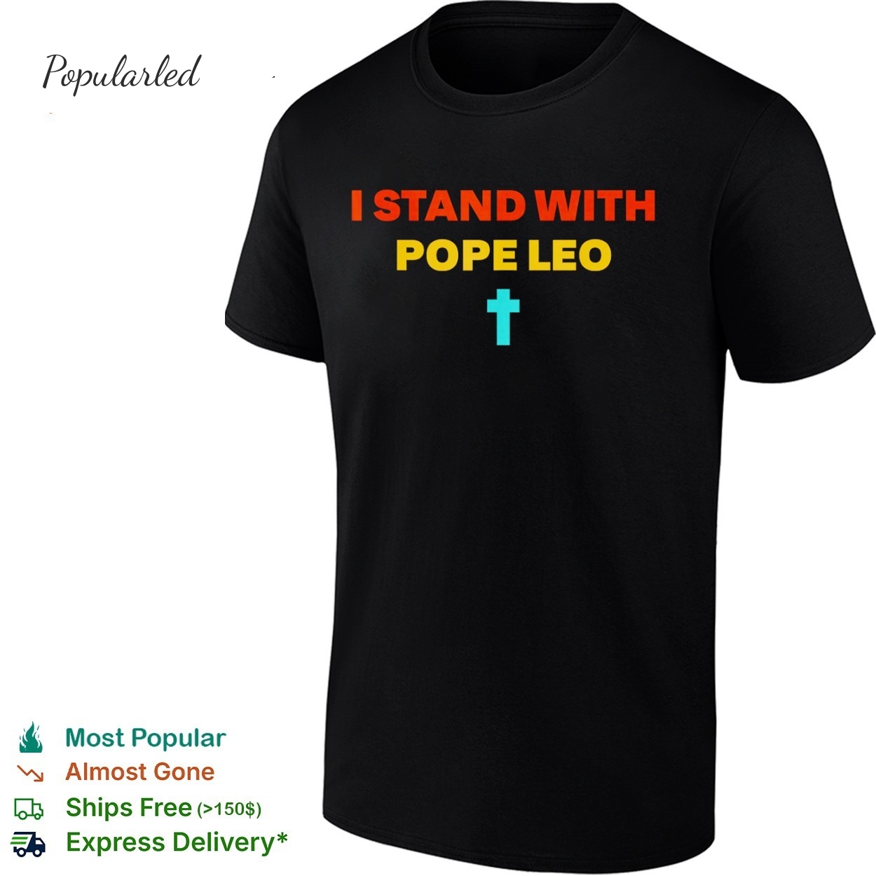 I Stand with Pope Leo shirt