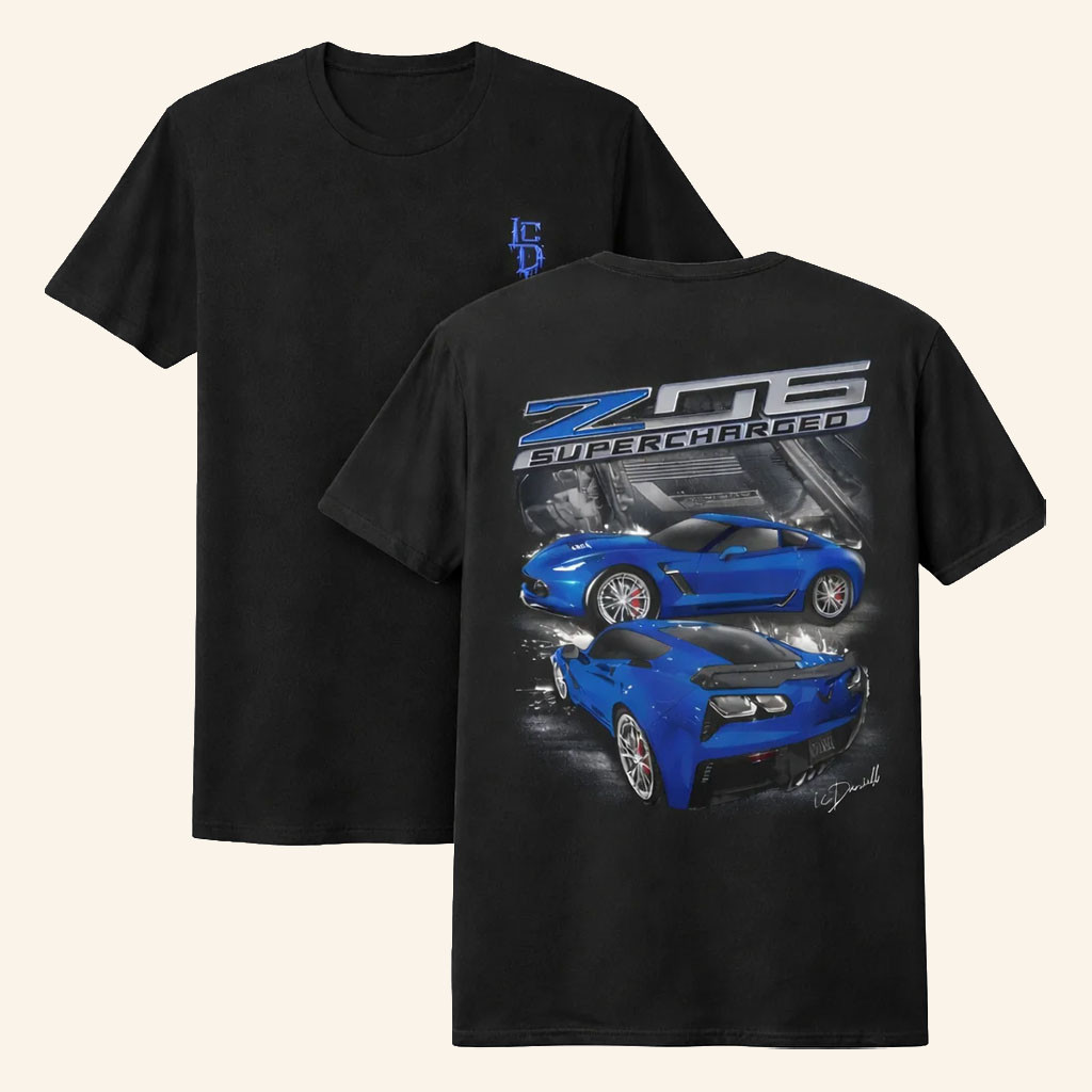 Icdaniell Merch 2026 CorvetteTShirtBest Gifts For Automotive Enthusiasts
