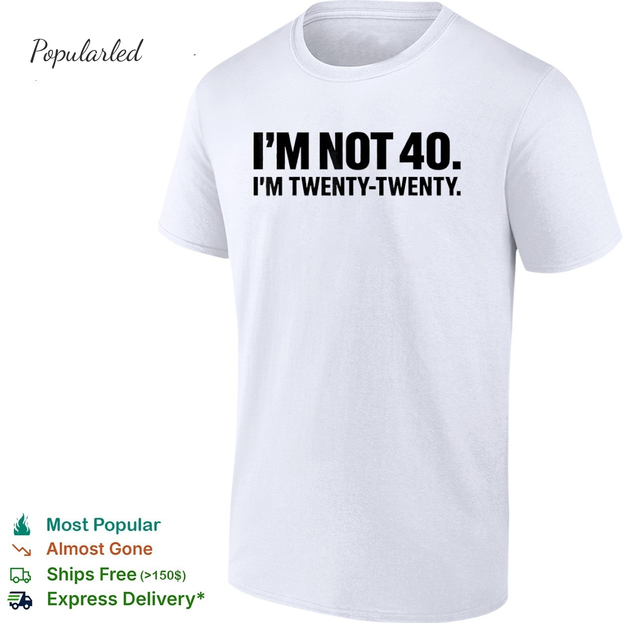 Im not 40 Im Twenty Twenty shirt