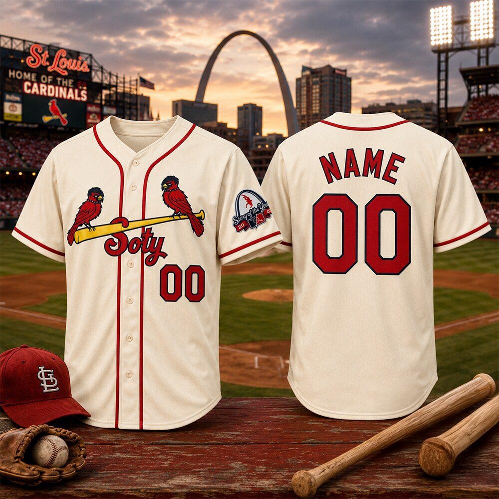St Louis Cardinals Emo Punk Bird Story Of The Year Baseball Jersey Shirt MLB Baseball Music Fan Apparel 1 - Unicasport St Louis Cardinals Emo Punk Bird Story Of The Year Baseball Jersey Shirt MLB Baseball Music Fan Apparel