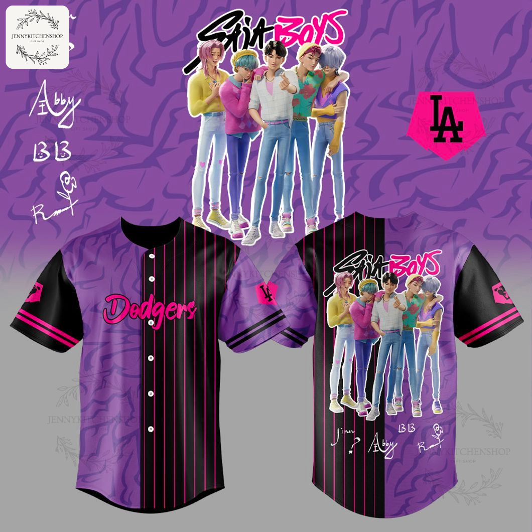 Trending KPop Dodgers Saja Boys Jersey Be a Trendsetter Express Your Fandom