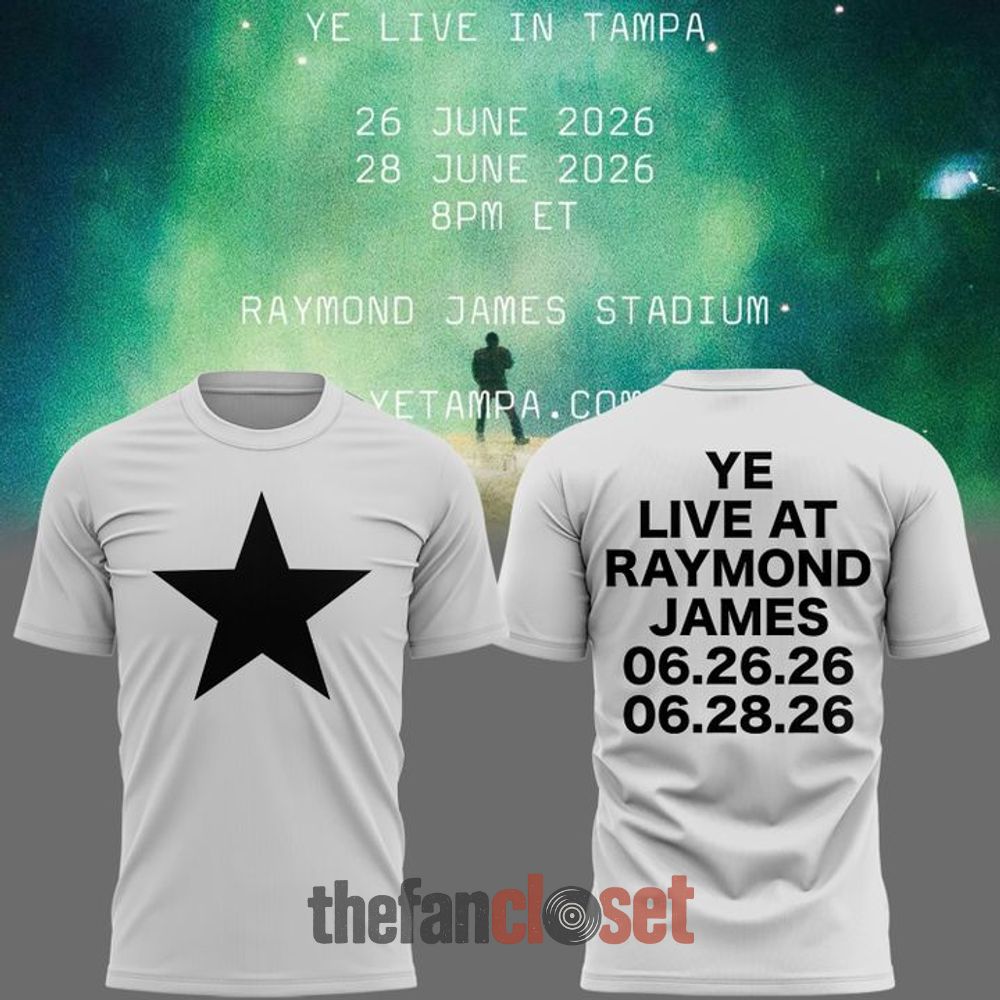 White Shirt - Ye Live Concert Tour Raymond James Stadium Tampa 2026