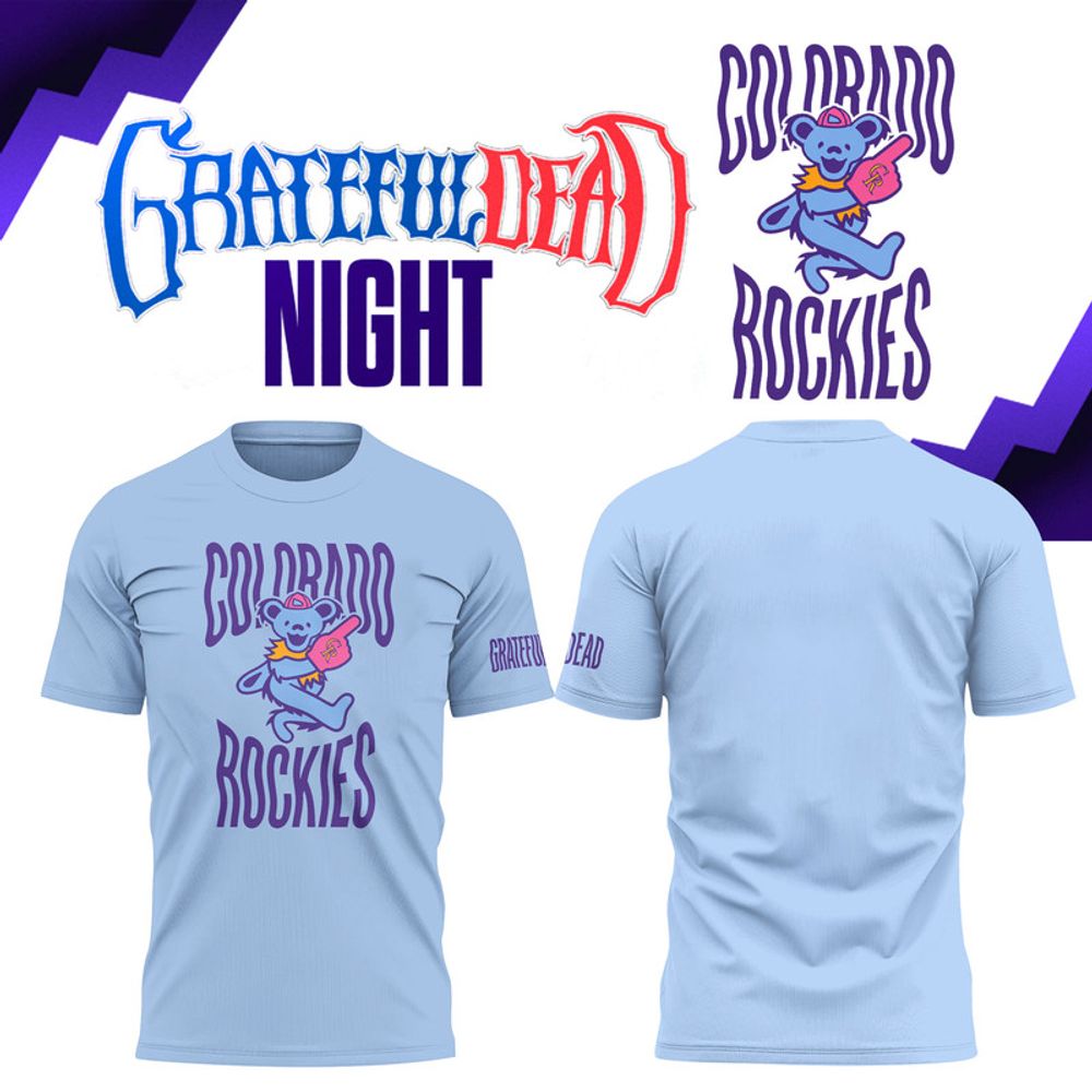 2026 Colorado Rockies x Grateful Dead Night Shirt