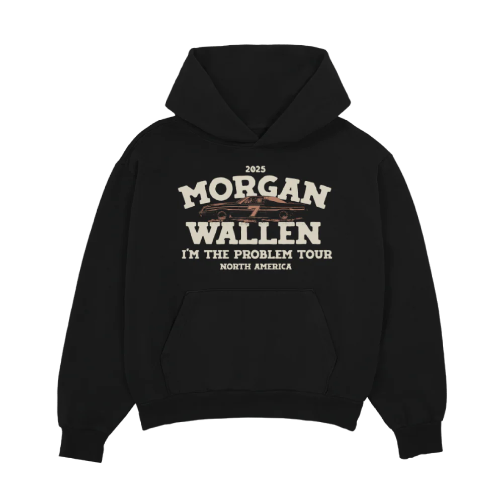 Im The Problem Dateback Tour Hoodie Morgan Wallen 2025 Concert Pullover Gift for Fans