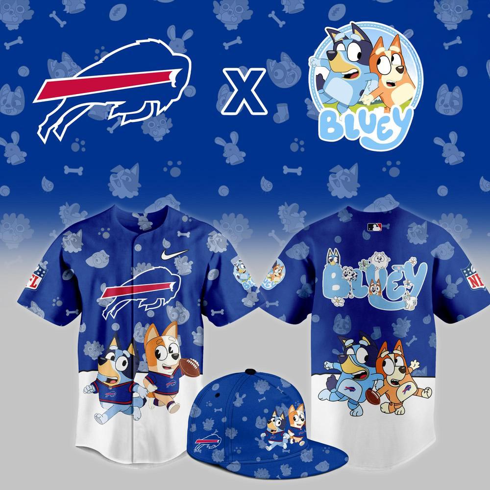 Buffalo Bills x Bluey Night Limited Edition Jersey NFL Football Cartoon Fan Game Day Gift 1 - Unicasport Buffalo Bills x Bluey Night Limited Edition Jersey NFL Football Cartoon Fan Game Day Gift
