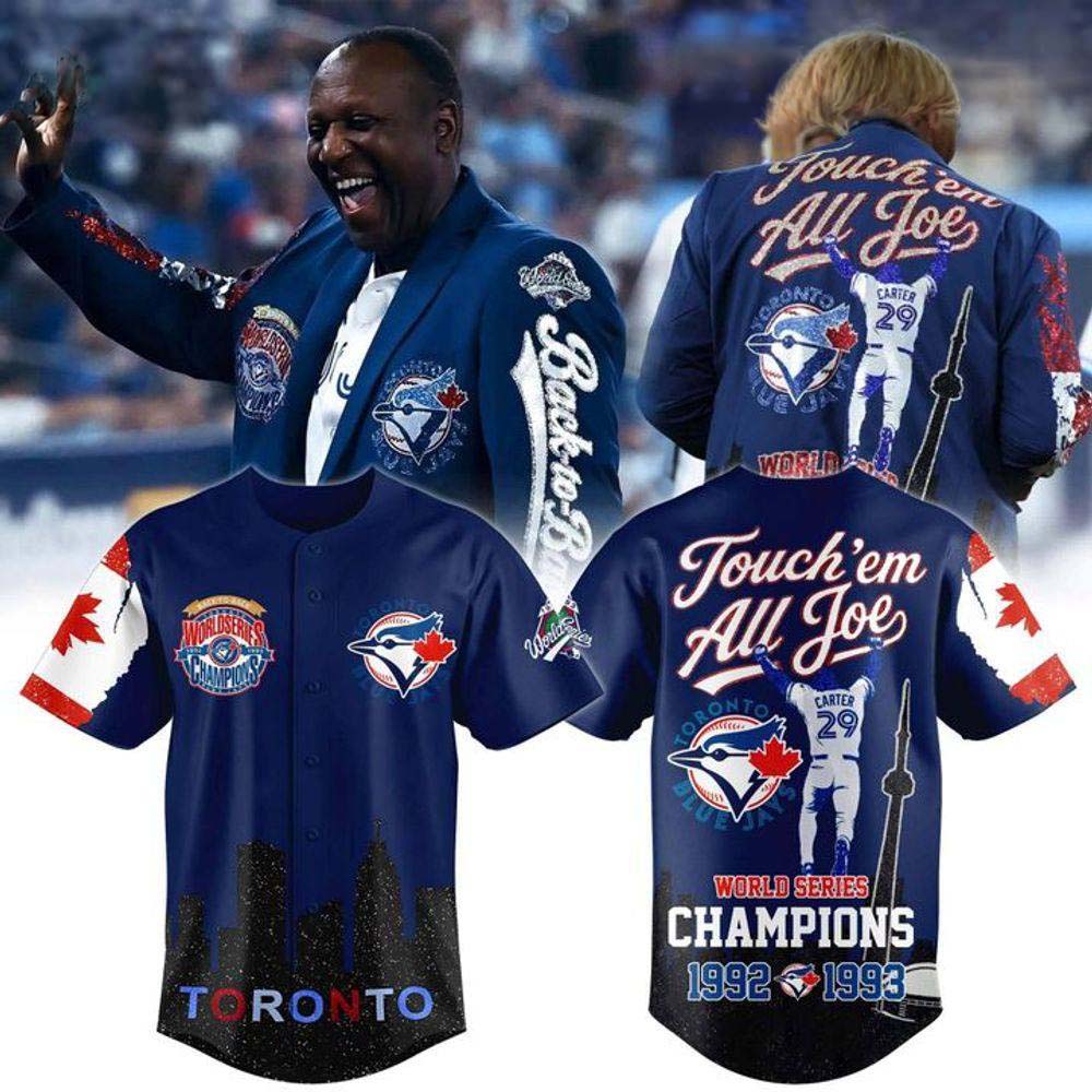 2026 Limited Edition Toronto Blue Jays Touch em all Joe Baseball Jersey