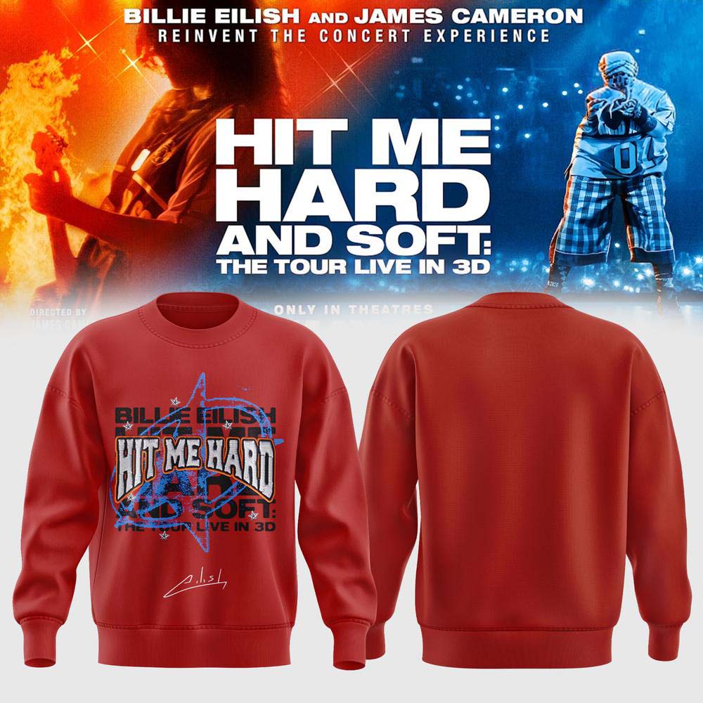 Billie Eilish Hit Me Hard and Soft 2026 Sweatshirt