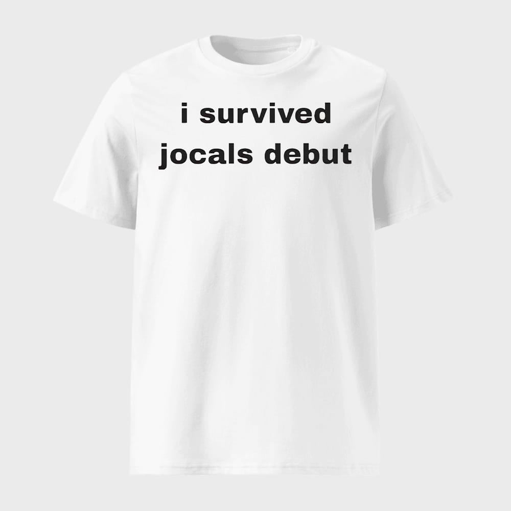 I Survived Jocals Debut Shirt Event Survivor Graphic TShirt Merch 2025