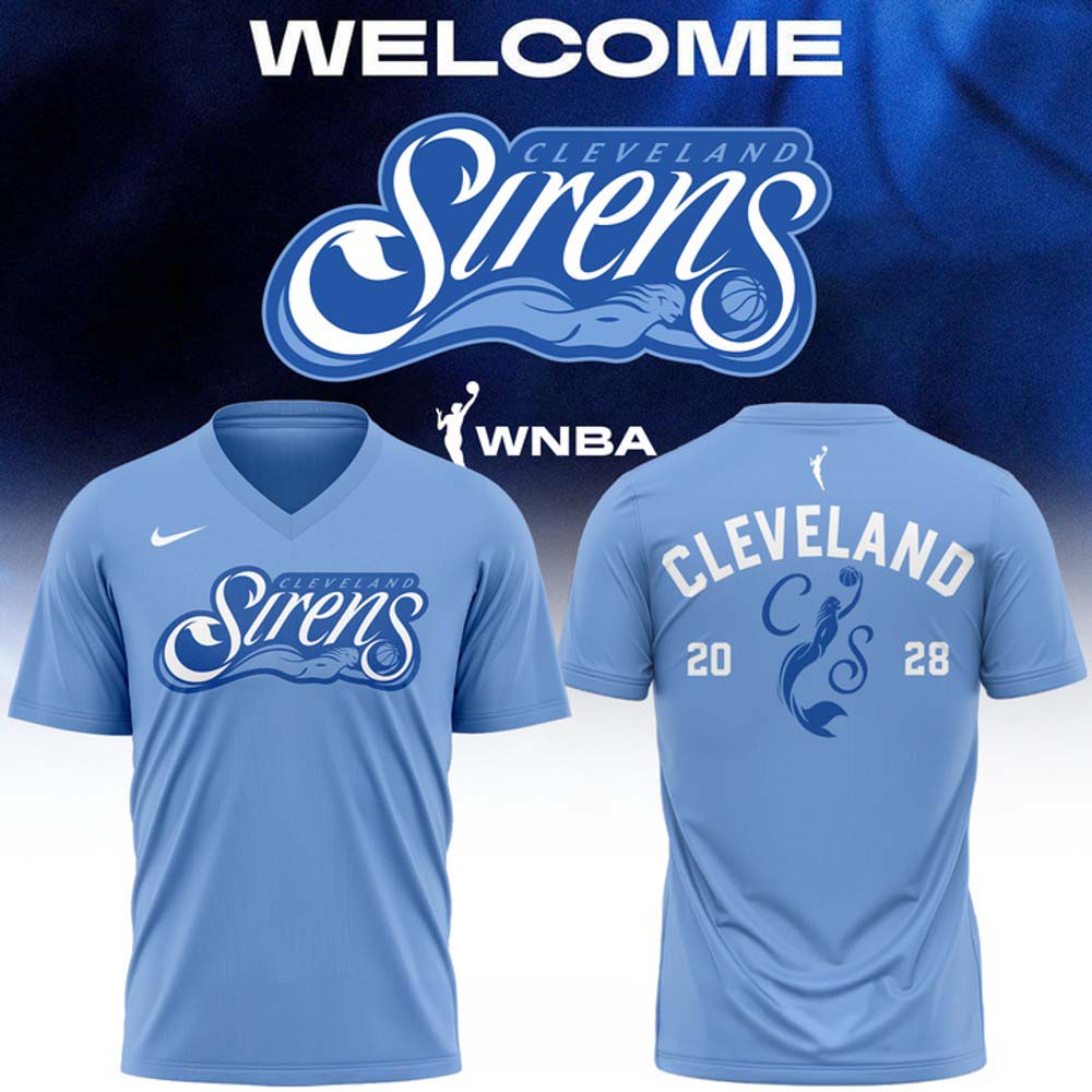 Cleveland Sirens Primary Logo Limited Edition Jersey Shirt 1 - Unicasport Cleveland Sirens Primary Logo Limited Edition Jersey Shirt