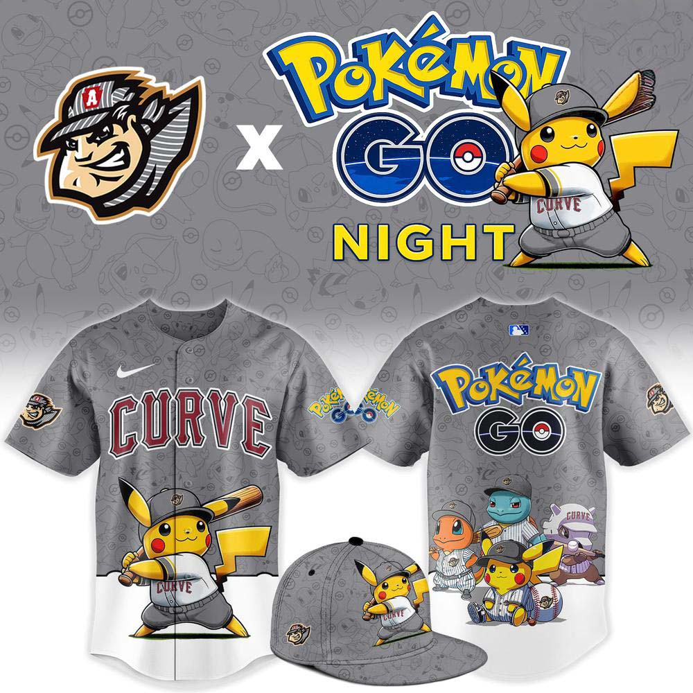 Altoona Curve x Pokemon GO Night 2026 Baseball Jersey