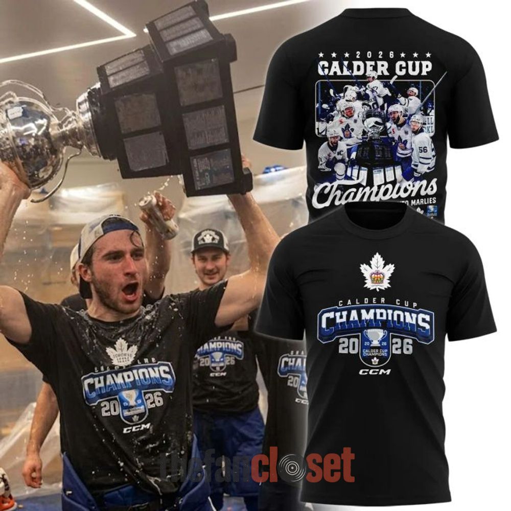2026 Calder Cup Champ Black Shirt - Toronto Marlies