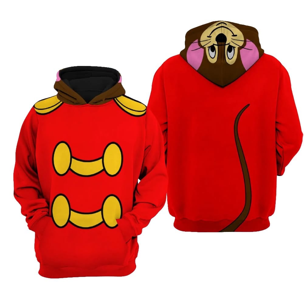 Timothy Q Mouse Cosplay Halloween Costume Hoodie Disney Inspired Merch 2025 Festive Gift for Fans