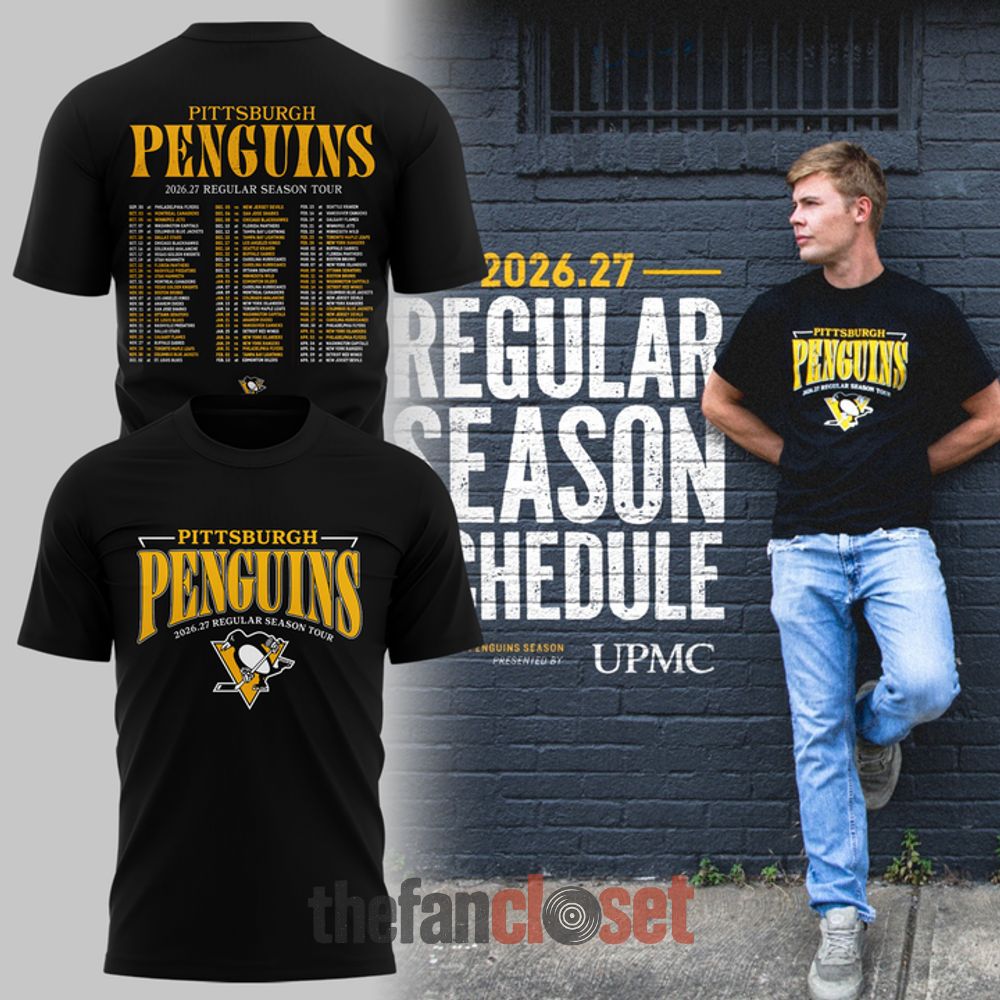 Pittsburgh Penguins 2026-27 Regular Season Schedule Shirt