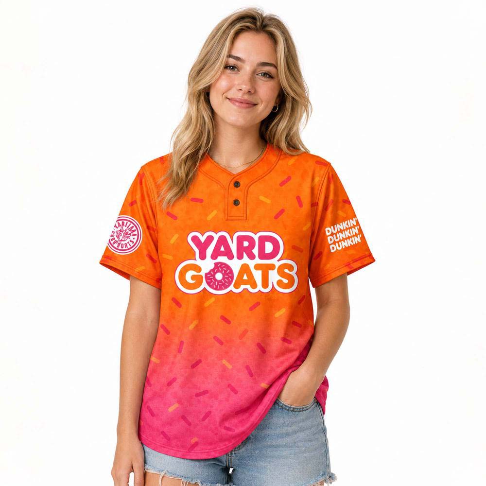 Hartford Yard Goats Dunkin Giveaway Jersey