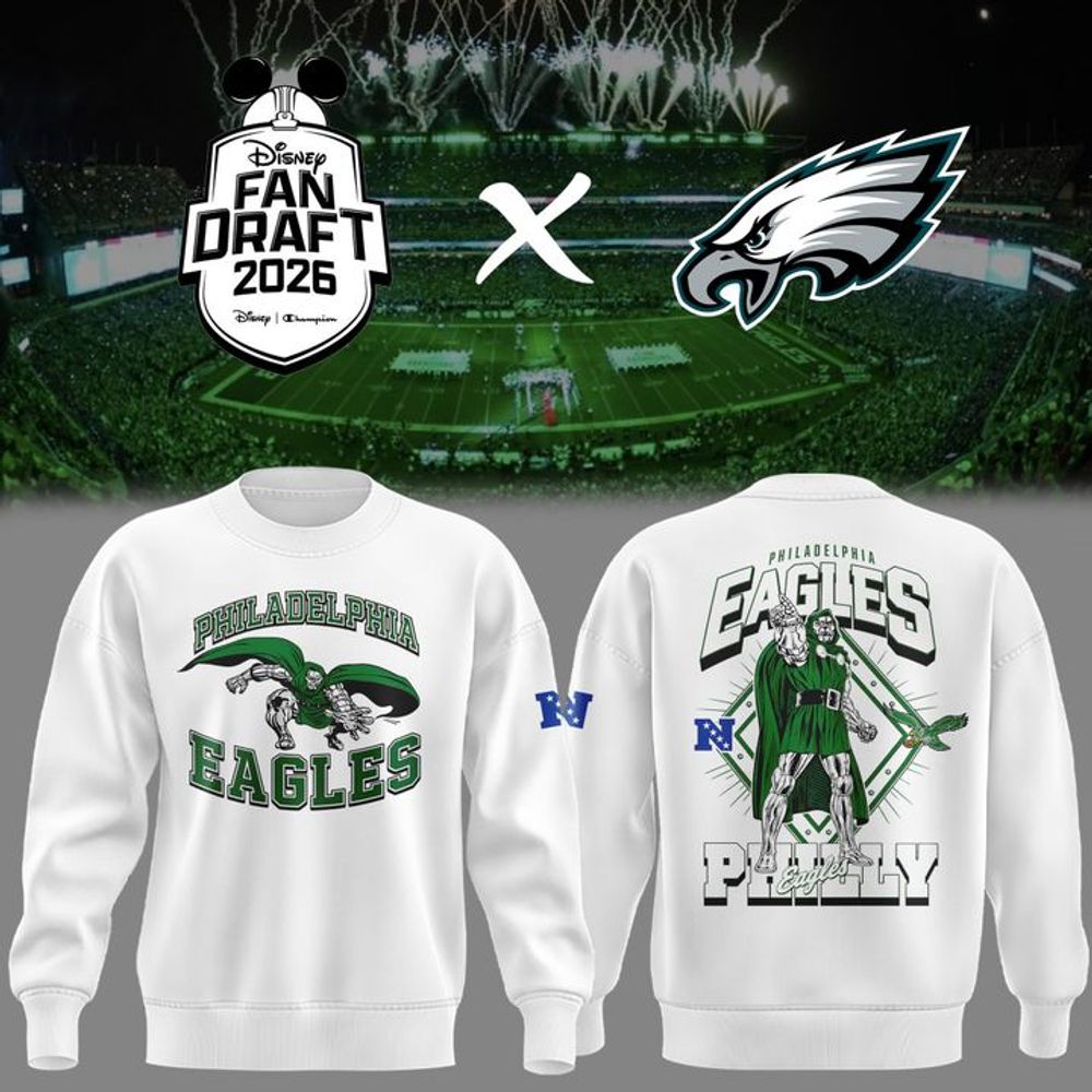 Doctor Doom Philadelphia Eagles Disney Fan Draft 2026 Special Sweatshirt