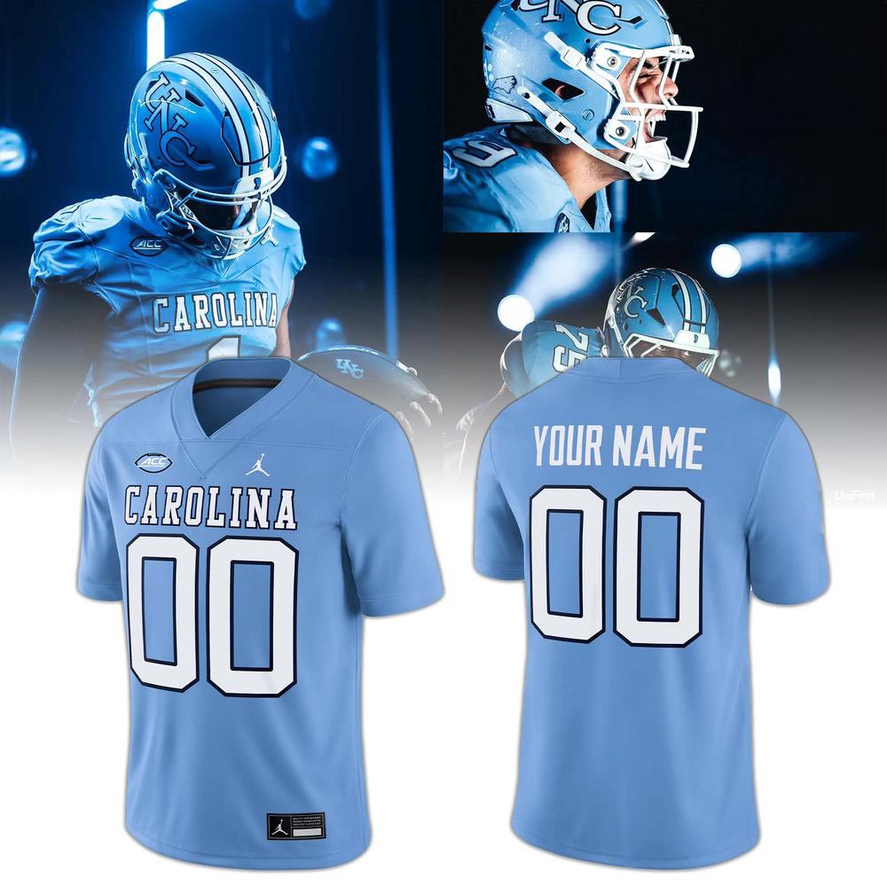 North Carolina Tar Heels ACC NCAA Custom 2026 Football Jersey Fan Apparel 2 - Unicasport North Carolina Tar Heels ACC NCAA Custom 2026 Football Jersey Fan Apparel