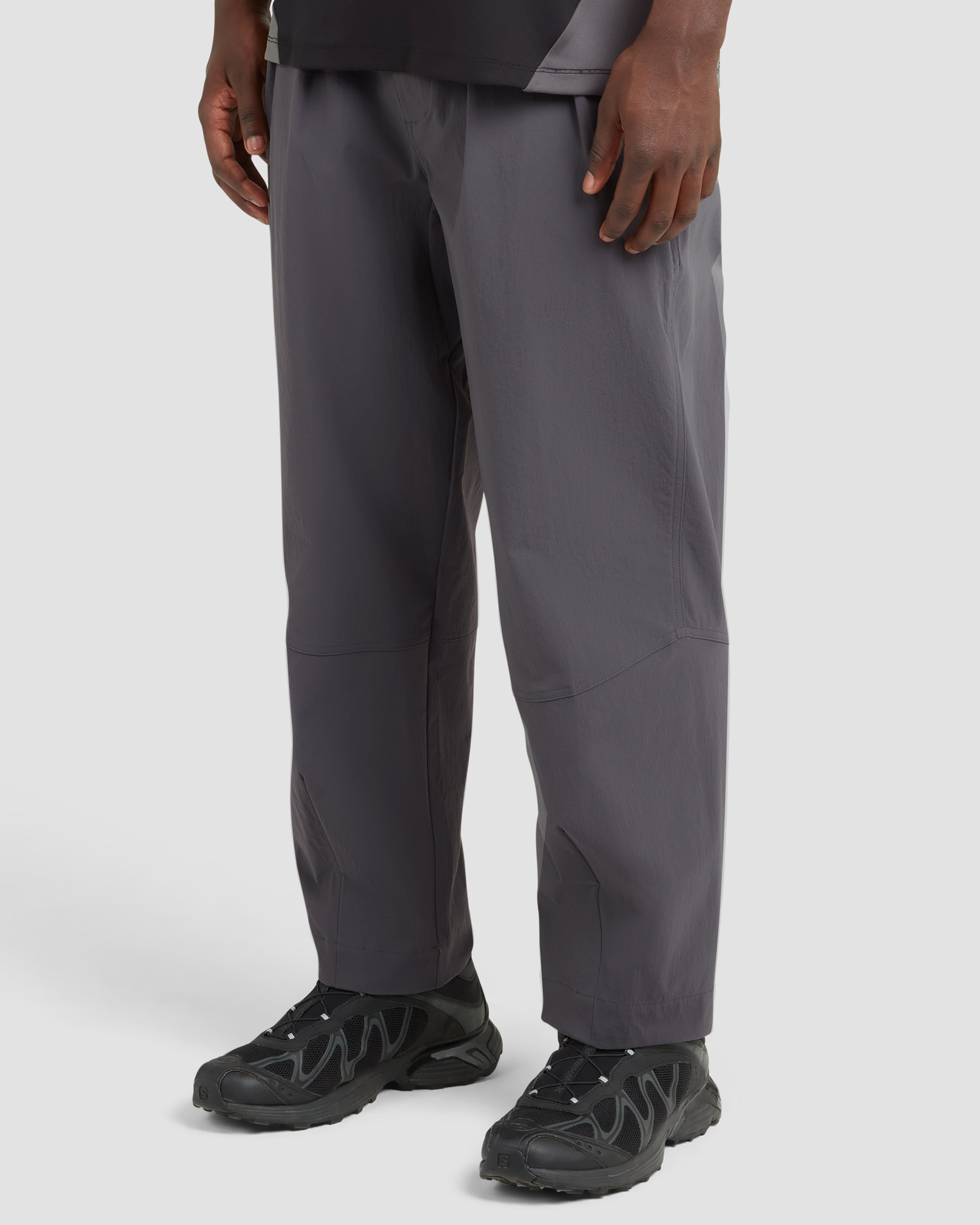 Jolidee Steel Grey Recycled Greenskeeper Trouser designed with sustainable tech for athletic performance