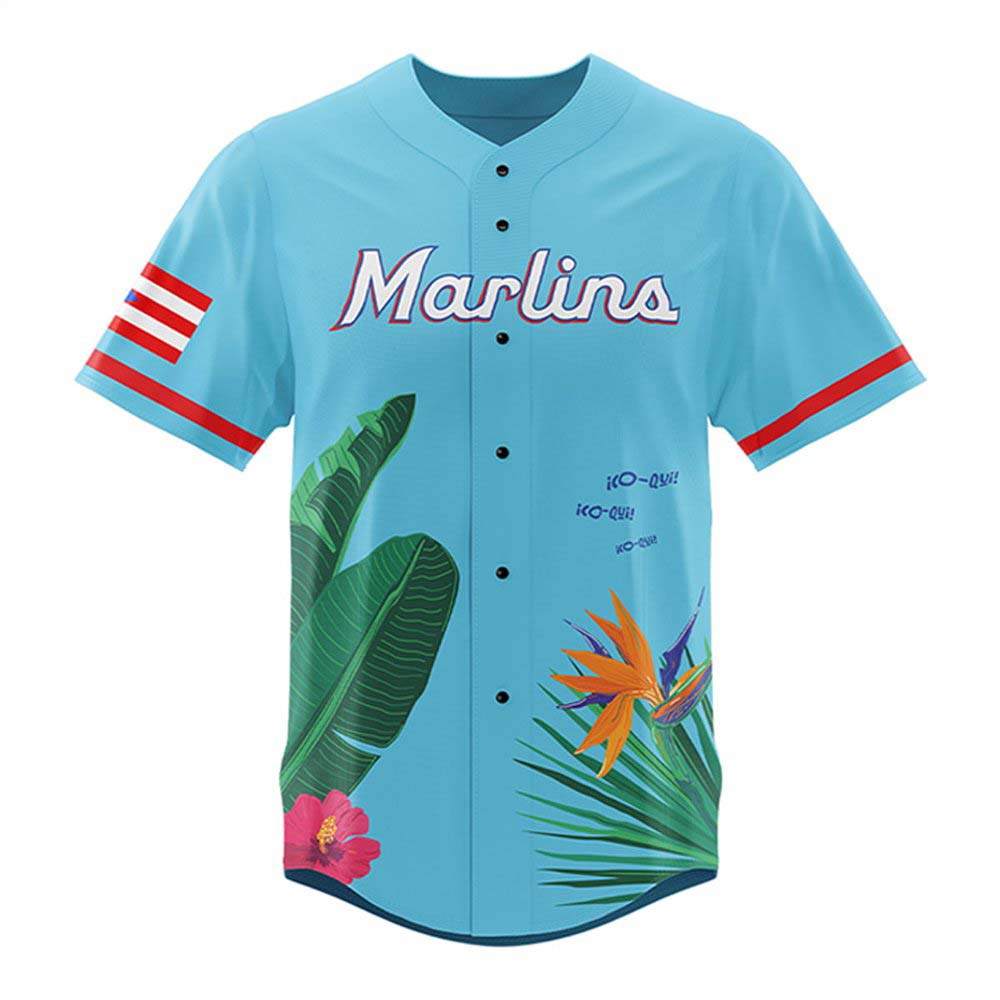Miami Marlins Puerto Rican Heritage Celebration 2026 Jersey Giveaway 1 - Unicasport Miami Marlins Puerto Rican Heritage Celebration 2026 Jersey Giveaway