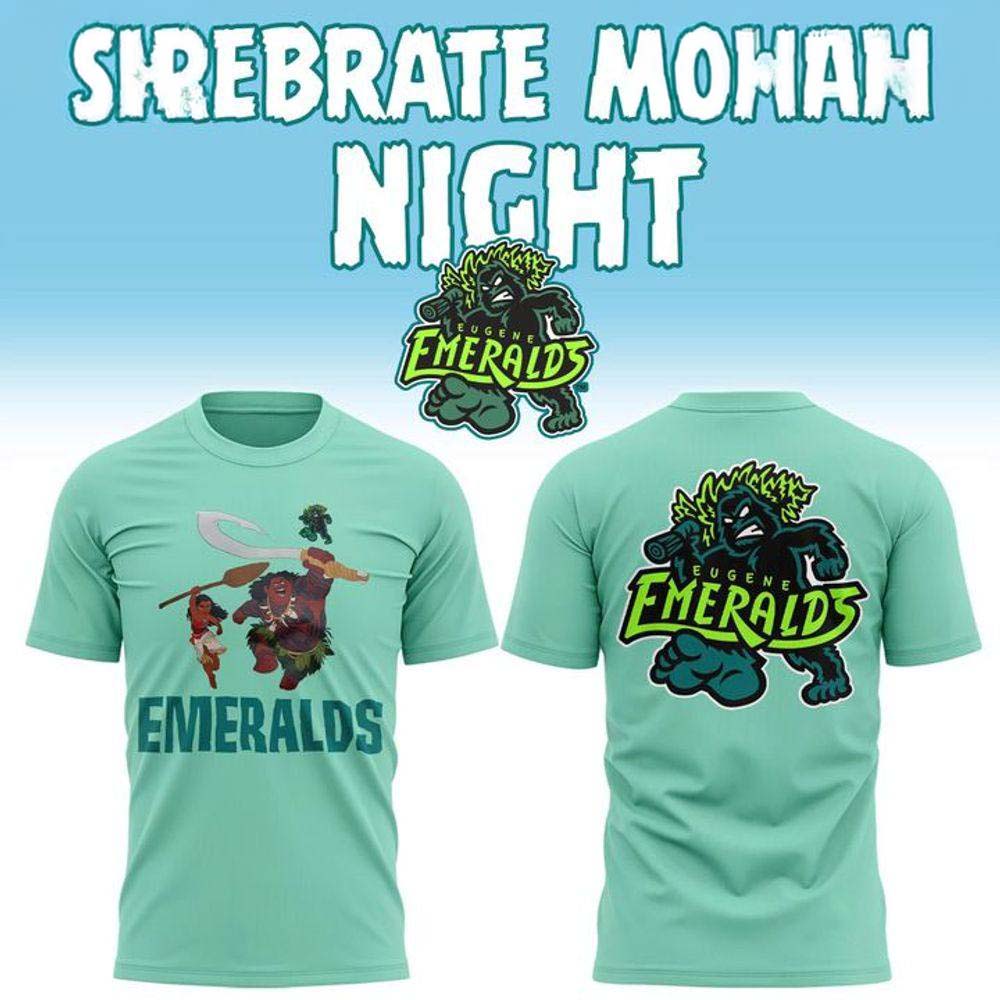 Eugene Emeralds x Moana Night Mint Green Special Edition T Shirt