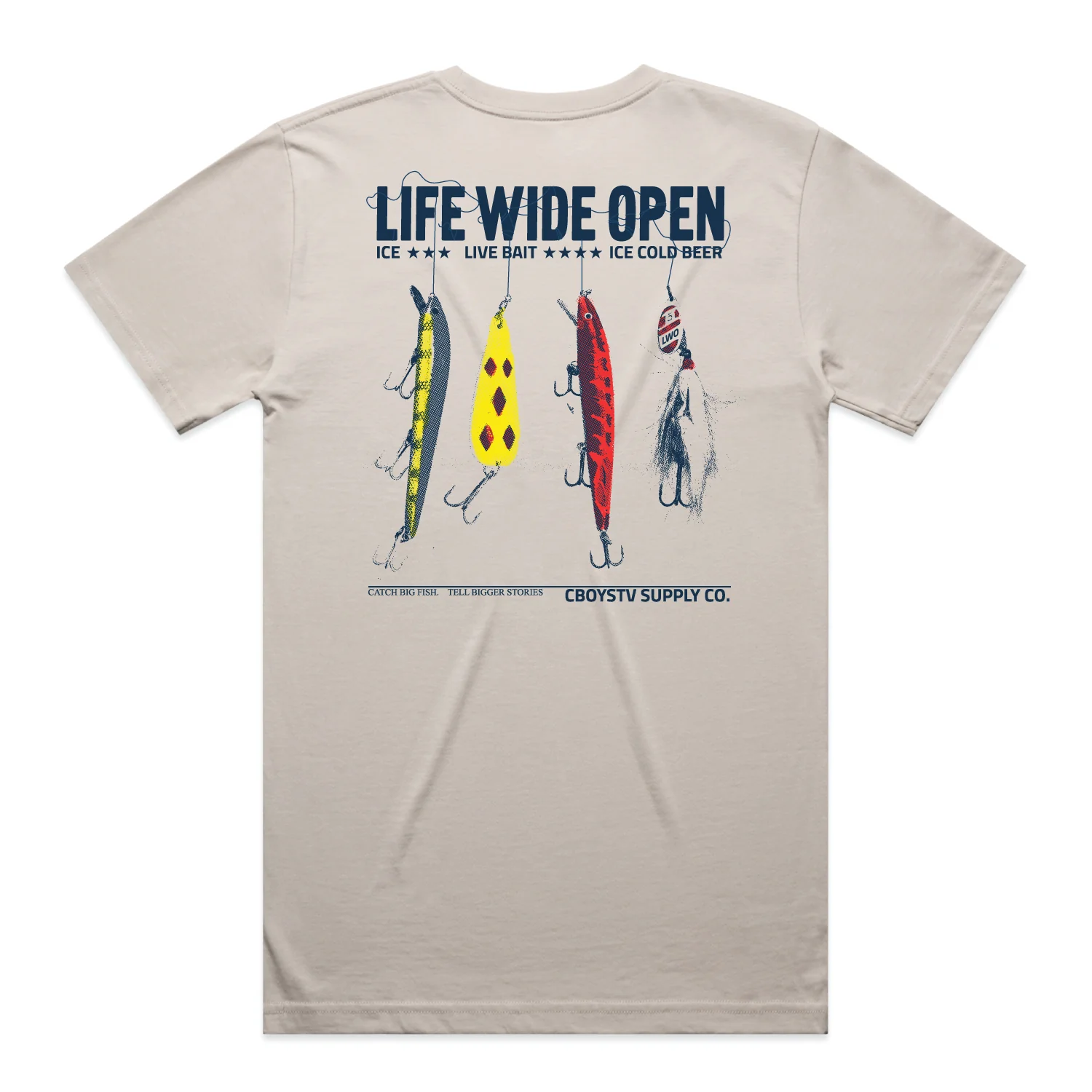LURE Fishing Graphic Street T Shirt Merch 2025 Angler Gift For Men