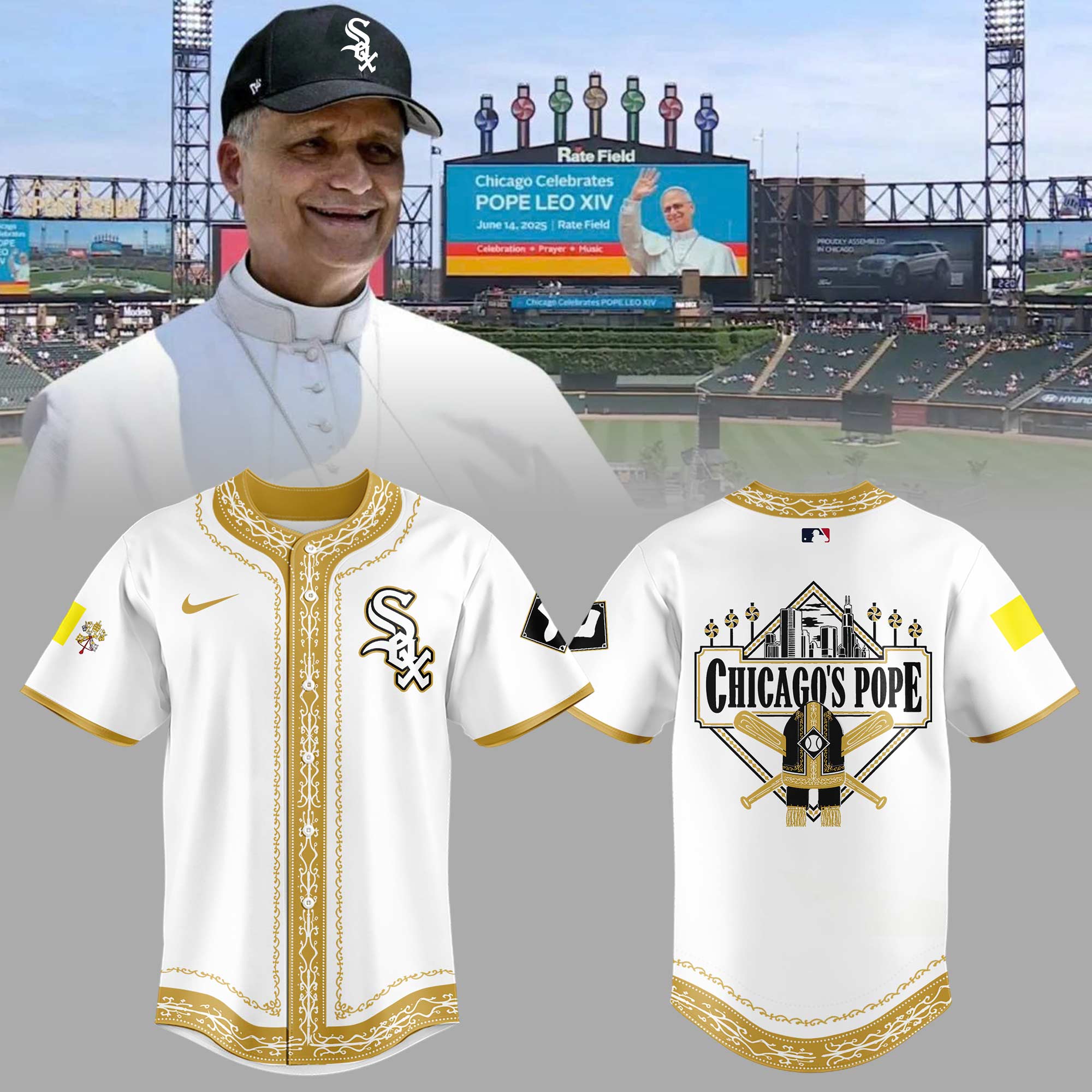 Chicago's Pope Jersey - Limited Edition 1 - Unicasport Chicago's Pope Jersey - Limited Edition