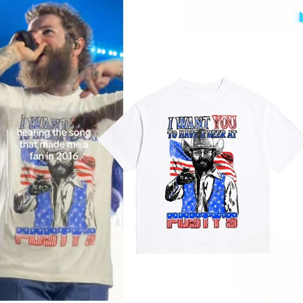 Post Malone Postys Bar Have A Beer At Postys Nashville Graphic T-Shirt Best Gift for Fans