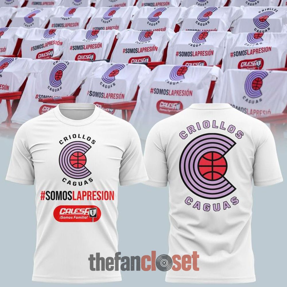Puerto Rico Basketball Shirt - Criollos de Caguas SomosLaPresiĂ³n